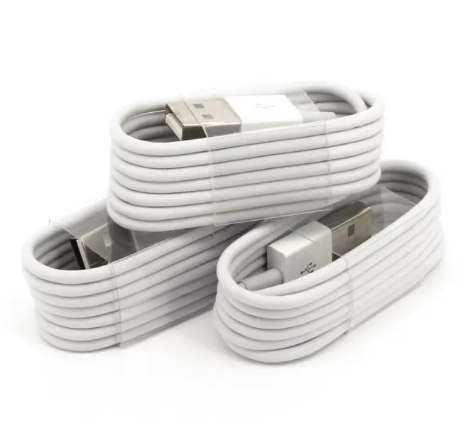 Hot Selling Cellphone Accessories 1m USB Data Cable for mobile phone wire Charger fast charging