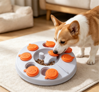 Jouet distributeur de friandises interactif pour chien, type labyrinthe, anti-étouffement, durable, moderne, en plastique écologique, pour lutter contre l'ennui et stimuler la digestion