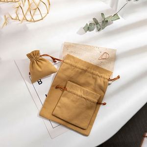 Sac de rangement en coton anti-poussière avec cordon de serrage, pochette en coton, pochette en coton personnalisée - Product Image 2