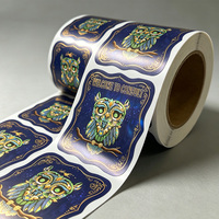Étiquettes personnalisées en papier holographique spécial, matériau brillant, écologiques, pour aliments, collations, produits pour animaux de compagnie, pour bouteilles à roulettes