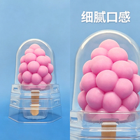 Moule en silicone 3D de qualité alimentaire pour mini-glaces aux fruits, formes fraise, pêche, mangue, raisin, pour la cuisson et la préparation de glaces