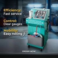 Máquina Multifunción para Cambio de Fluidos Automotrices, Limpieza de Frenos y Refrigerante para Talleres de Reparación de Automóviles