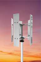 Éolienne à axe vertical commerciale à levitation magnétique, 5 pales, énergie libre pour usage domestique, faible régime
