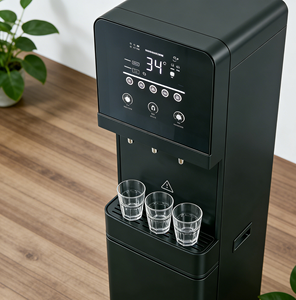 Distributeur d'eau de bureau autonome OEM avec osmose inverse directe et filtration UF, 3 robinets (eau chaude, froide et tempérée) - Product Image 1