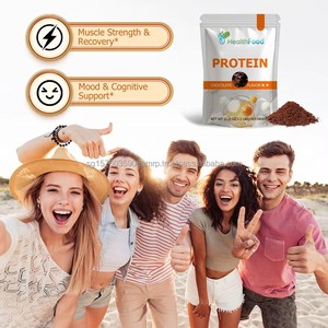OEM ODM High Quality Vegan Friendly Adult <b>Protein</b> Powder Creatine Monohydrate Saturated Fat Muscle Strength Recovery Mood - Product Image 5
