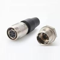 Connecteur mâle de montage sur câble pour caméra industrielle HRS, série HR10A, de marque originale, pour prise circulaire HR10A-7P-6P à 6 broches