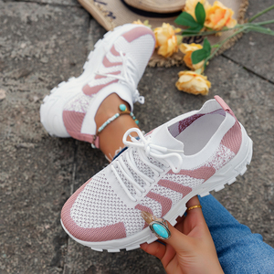 Zapatillas Deportivas Casuales de Malla Transpirable para Mujer, Nuevas con Suela Gruesa, Ligeras y con Amortiguación para Viajes de Verano y Otoño - Product Image 6