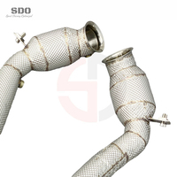 Tubo de Escape de Alto Rendimiento SD con Catalizador para Mercedes-Benz G63 AMG W464 W463A 4.0T 2019-2023, Colector con 100/200/300 Celdas