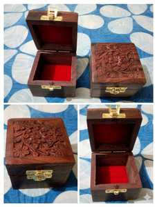 Hot Sale Wooden Jewellery <b>Box</b> With Traditional Hand Carving And Secure <b>Lock</b> Gift For Women And Girls Available For Sale - Product Image 2