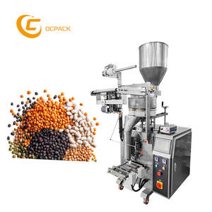 Machine <span class=keywords><strong>d</strong></span>'emballage automatique pour sacs de 50g et 100g, remplissage de sacs en papier, sucre, granulés, céréales, riz, haricots noirs, pois, fèves de chocolat - Product Image 1
