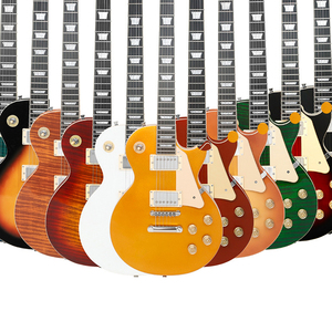 Guitar Điện 2 humbuckers flamed nhạc cụ có dây phân phối OEM - Product Image 1