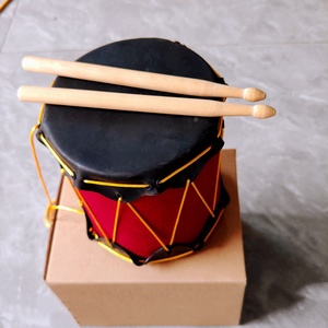 Wholesale Indian <b>Drum</b> Set With Drumsticks Percussion Instrument Early Educational Musical Instrument Cowhide Hand <b>Drum</b> for Kids - Product Image 5