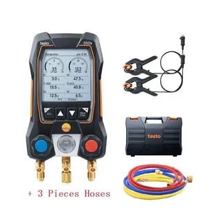 Medidor de Refrigerante Digital Inteligente Testo 550s con Pantalla Digital, 3 Mangueras Compatibles, Bidireccional, 200 PSI, Fabricado en China Continental - Product Image 5