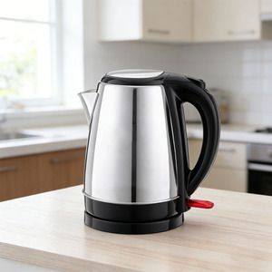 Bouilloires électriques sans fil en acier inoxydable pour <span class=keywords><strong>cuisine</strong></span>, avec interrupteur inférieur, appareils électroménagers - Product Image 4