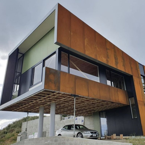 Panneaux muraux en acier corten et aluminium découpés au laser, résistants aux intempéries, style moderne, avec garantie de 5 ans - Product Image 2
