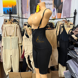 Shapewear post-chirurgical pour femmes avec fermeture éclair sur le devant - Faja de compression sans couture à taille haute avec bretelles réglables - Product Image 3