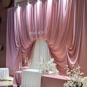 屋外結婚式用背景幕天井装飾用生地カーテン - Product Image 3