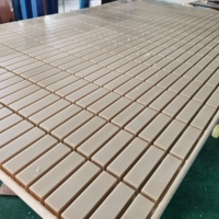 Plaque d'impression en polymère de résine de nylon Planche de sertissage en plastique avec services de traitement de découpe et de moulage