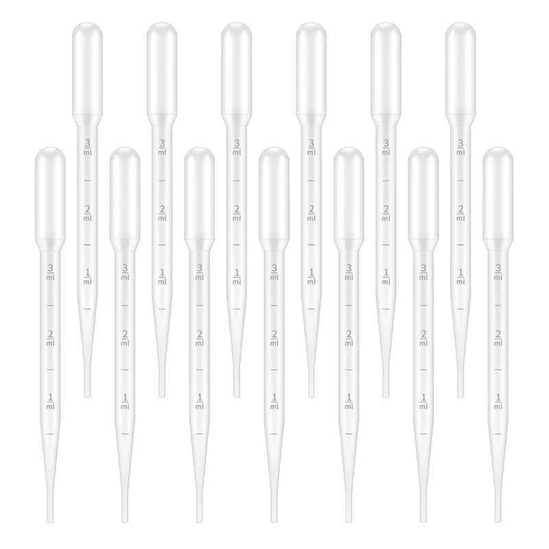 Disposable Plastic 0.2ml 0.5ml 1ml 2ml 3ml 5 Ml 10ml Clear Graduated Dropping Dropper Transfer Pasteur Pipette