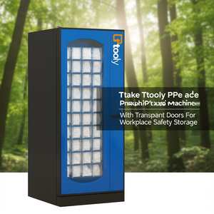 ตู้หยอดเหรียญ ttooly PPE พร้อมประตูโปร่งใสสำหรับการจัดเก็บเพื่อความปลอดภัยในที่ทำงาน - Product Image 3