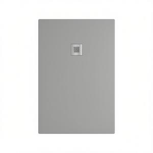 Receveur de douche rectangulaire Estasi 80 x 160 cm gris tourterelle - Product Image 3