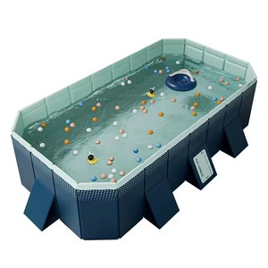 Piscine hors sol rectangulaire pliable en PP pour enfants, jeux aquatiques, piscine extérieure - Product Image 5