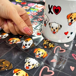 Fogli A5 in Offerta Speciale, Personalizzati con UV per Avvolgimenti <span class=keywords><strong>di</strong></span> Tazze e Bicchieri, <span class=keywords><strong>Stampa</strong></span> a Trasferimento su Vetro Ecologica, Impermeabile e con Disegni Cartoon - Product Image 5