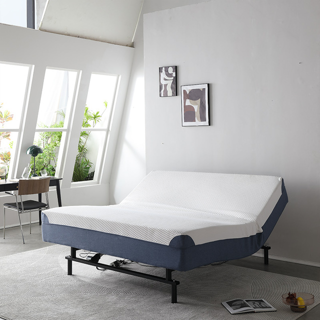 Adjustable Smart Electric Bed and Mattress Set Modern Bedroom Furniture Factory Customized