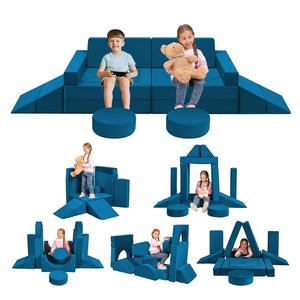 थोक 18 पीसी रचनात्मकता मॉड्यूलर बच्चों के लिए सोफे, परिवर्तनीय बच्चों के लिए एक आरामदायक सोफे सेट, छोटे बच्चों के लिए खेलने के लिए सोफे - Product Image 4