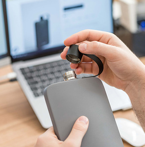 A5 17oz Stainless Steel Powder Coated Hip Flask for Whiskey square Custom logo for Wine <strong>Water</strong> Portable with Lid <strong>Water</strong> <strong>Bottle</strong> A3 - Product Image 6