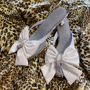 Fornitura diretta della fabbrica di tendenza tacco alto <span class=keywords><strong>scarpe</strong></span> pantofole per le donne <span class=keywords><strong>con</strong></span> farfalla - Product Image 5