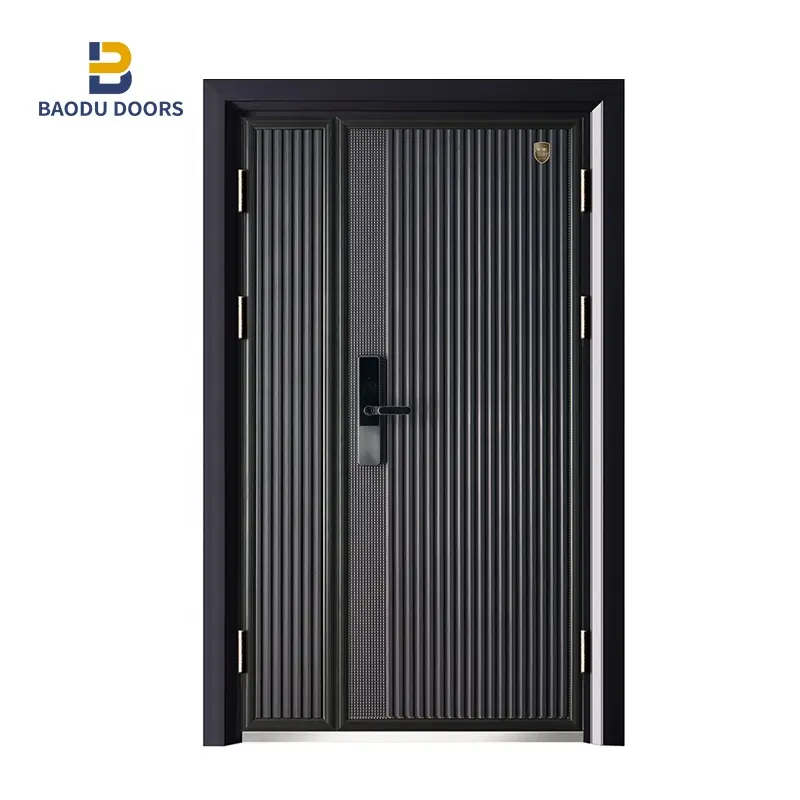 Фабрика стальных дверей имеет роскошную наружную и наружную дверь безопасности