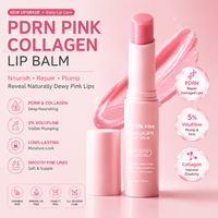 Baume à lèvres PDRN avec 5% de Volufiline, traitement repulpant au collagène, lisse les ridules, répare les lèvres sèches et gercées, soin hydratant pour les lèvres