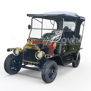 Voiture électrique vintage au design européen classique, durable, pour le transport touristique dans les zones panoramiques - Product Image 4