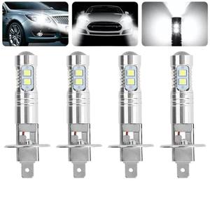 Feux de brouillard LED pour voiture 12V, 10 SMD, H1 H3, blanc, bleu glacé, super lumineux, étanches, phares de voiture, feux de jour - Product Image 3