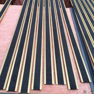 Profilés d'<span class=keywords><strong>escalier</strong></span> en laiton MEISHUO, <span class=keywords><strong>marches</strong></span> antidérapantes en carbure de silicium, garnitures métalliques pour escaliers, moulures de nez de marche encastrées, nez de marche dorés - Product Image 2