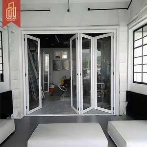 Porte moustiquaire pliante américaine avec fonction <span class=keywords><strong>anti</strong></span>-moustiques et installation facile, chambre à coucher, balcon, véranda, porte pliante - Product Image 1