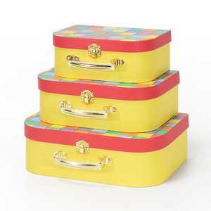 Tùy chỉnh trẻ em Đồ chơi bao bì hộp các tông vali hộp giấy Set với kim loại xử lý - Product Image 2