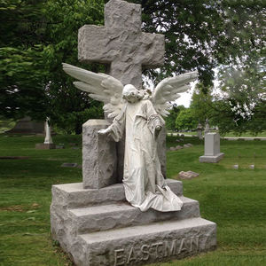 Наружная белая мраморная скульптура в натуральную величину - Product Image 5