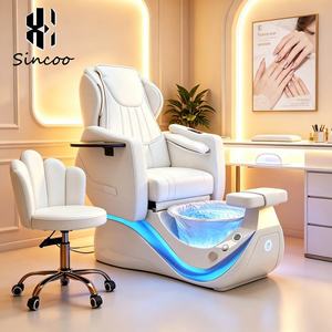 Sillón de Masaje de Cuerpo Completo de Lujo, Ajustable, Resistente a la Acetona, con Hidromasaje, Spa, Manicura, Pedicura Eléctrica - Product Image 1