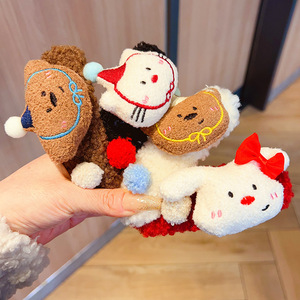 Nueva muñeca de peluche bonita, tocado grande, pinza para el pelo, nivel de apariencia alta, pelo de corazón para niña, Pinza para el pico de pato, tocados - Product Image 6