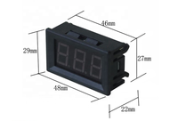 Pengukur Daya Mobil 12-60V, Penguji Kapasitas Baterai Lithium, Layar Digital LED 0.56 inci, Pengukur Tegangan