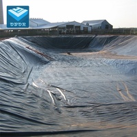 Géomembrane HDPE imperméable à prix compétitif direct usine pour bassin piscicole, décharge sanitaire, barrage et projets aquacoles