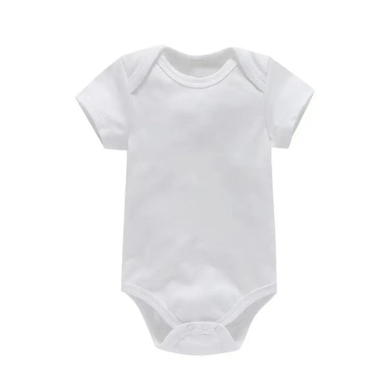 Baby romper Wholesale Baby Boy Romper Sets Summer Plain Organic Baby Girl Jumpsuit Bodysuit