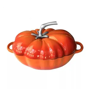 Tomato pot worth buying fashionable design kitchen utensil tomato shape saucepan