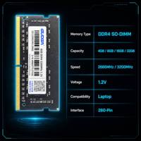 Composants informatiques GUDGA DDR4 4 Go 8 Go 16 Go 32 Go RAM 2400 MHz 2666 MHz 3200 MHz