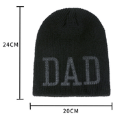 Bonnet de sport imprimé sur toute la surface avec logo personnalisé Wins Flying pour hommes et femmes, bonnet en acrylique jacquard à revers, style slouchy, pour l'hiver