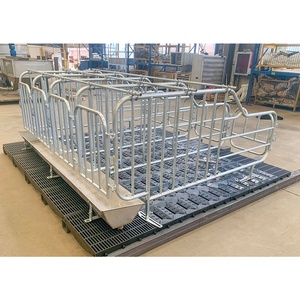 Équipement <span class=keywords><strong>d</strong></span>'<span class=keywords><strong>élevage</strong></span> : Cages de mise bas galvanisées pour truies, enclos de gestation pour truies, barres de localisation et colonnes de limitation - Product Image 4
