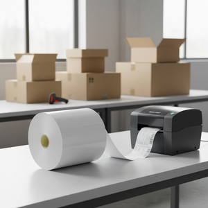 Rollo de Etiquetas Adhesivas de PP Impermeables para Uso Industrial, Forma Oblonga, Impresión UV y Flexográfica, Se Aceptan Pedidos Personalizados - Product Image 5