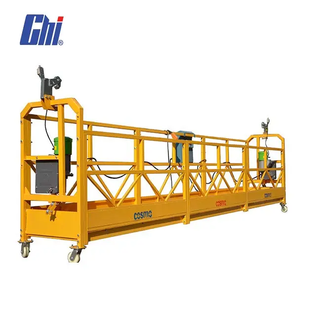 CE Approved ZLP630,6m 630kg Steel, Aluminum Alloy Wire Rope Electric Cradle, Building Lifting Gondola Manufacturer